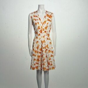 NWT Carolina Herrara Floral Print Dress
